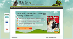 Desktop Screenshot of akitasavvy.com